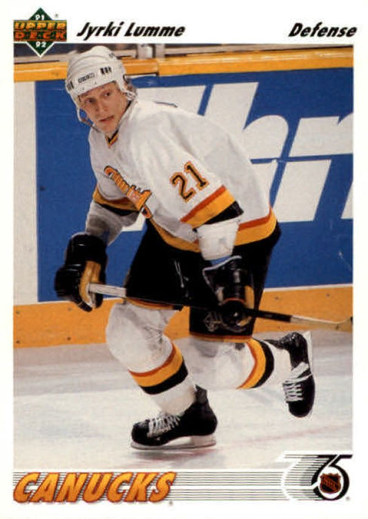 NHL 1991-92 Upper Deck - No 114 - Jyrki Lumme