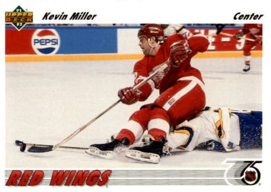 NHL 1991-92 Upper Deck - No 142 - Kevin Miller