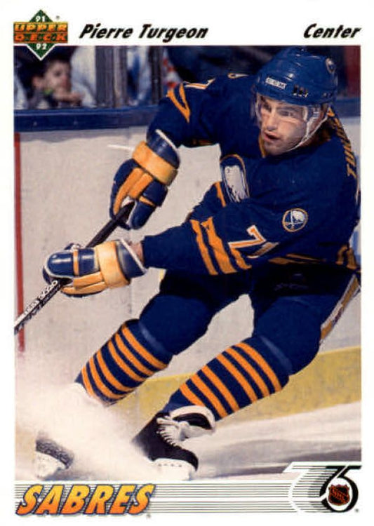 NHL 1991-92 Upper Deck - No 176 - Pierre Turgeon