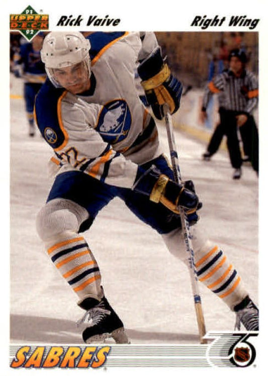 NHL 1991-92 Upper Deck - No 179 - Rick Vaive