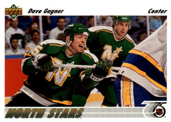 NHL 1991-92 Upper Deck - No 180 - Dave Gagner