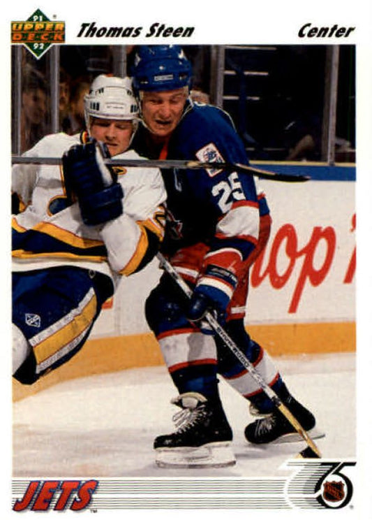 NHL 1991-92 Upper Deck - No 181 - Thomas Steen