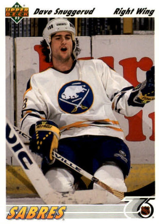 NHL 1991-92 Upper Deck - No 194 - Dave Snuggerud