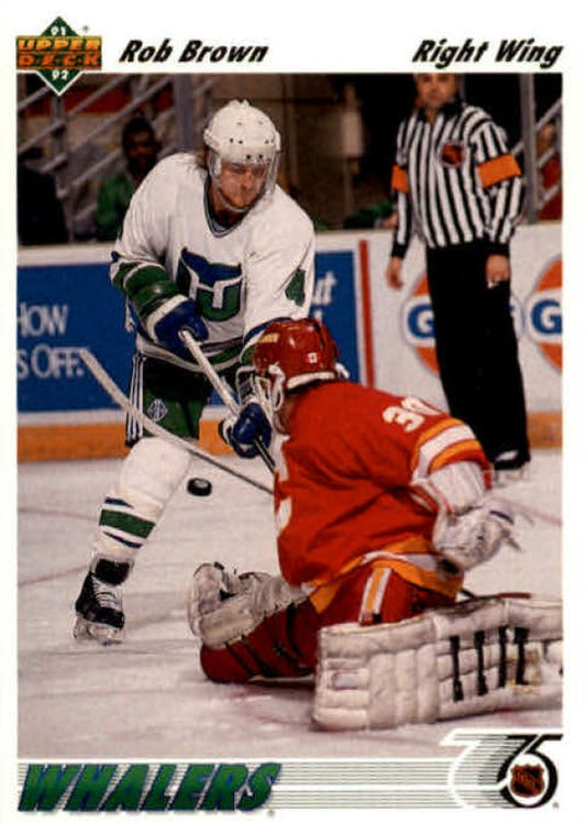 NHL 1991-92 Upper Deck - No 198 - Rob Brown