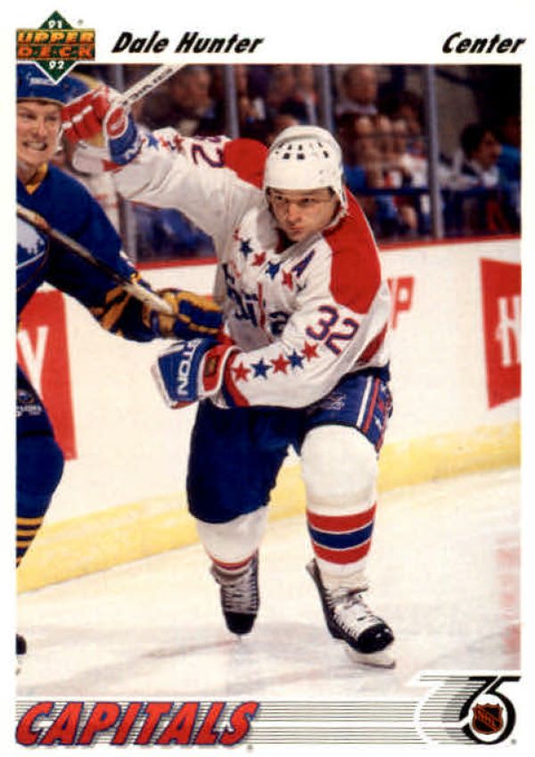 NHL 1991-92 Upper Deck - No 209 - Dale Hunter