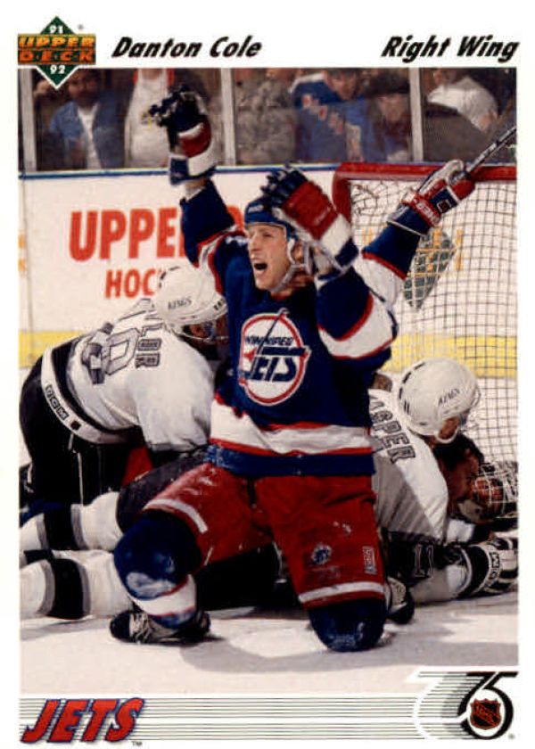 NHL 1991-92 Upper Deck - No 210 - Danton Cole