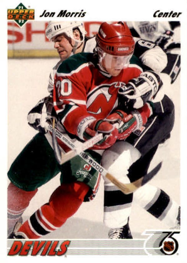 NHL 1991-92 Upper Deck - No 216 - Jon Morris