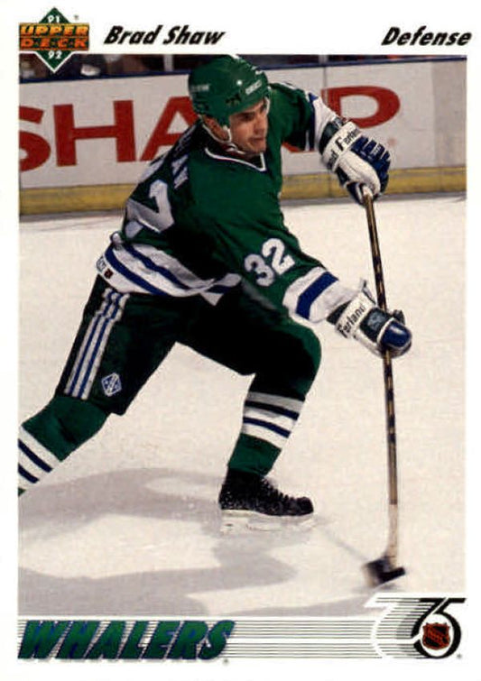 NHL 1991-92 Upper Deck - No 297 - Brad Shaw