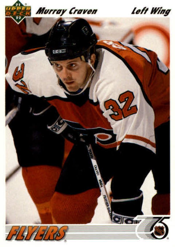 NHL 1991-92 Upper Deck - No 306 - Murray Craven