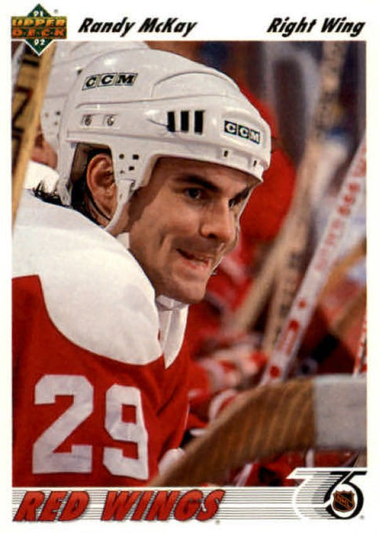 NHL 1991-92 Upper Deck - No 313 - Randy McKay