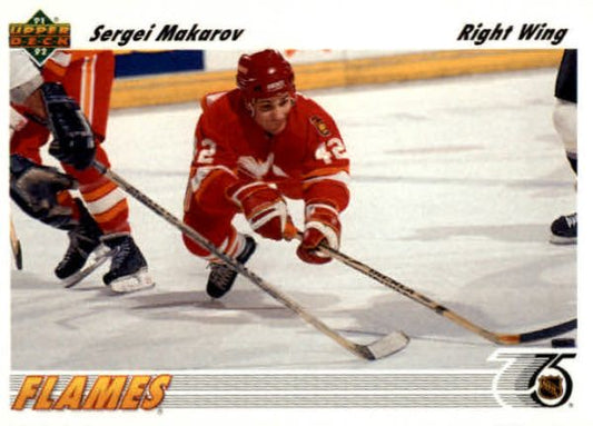 NHL 1991-92 Upper Deck - No 321 - Sergei Makarov