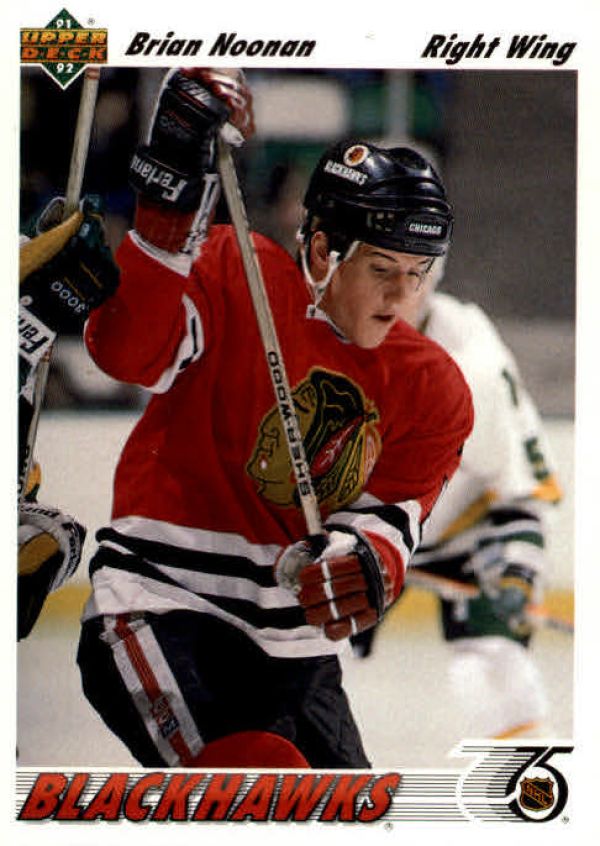 NHL 1991-92 Upper Deck - No 380 - Brian Noonan