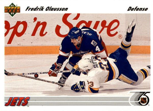 NHL 1991-92 Upper Deck - No 383 - Fredrik Olausson