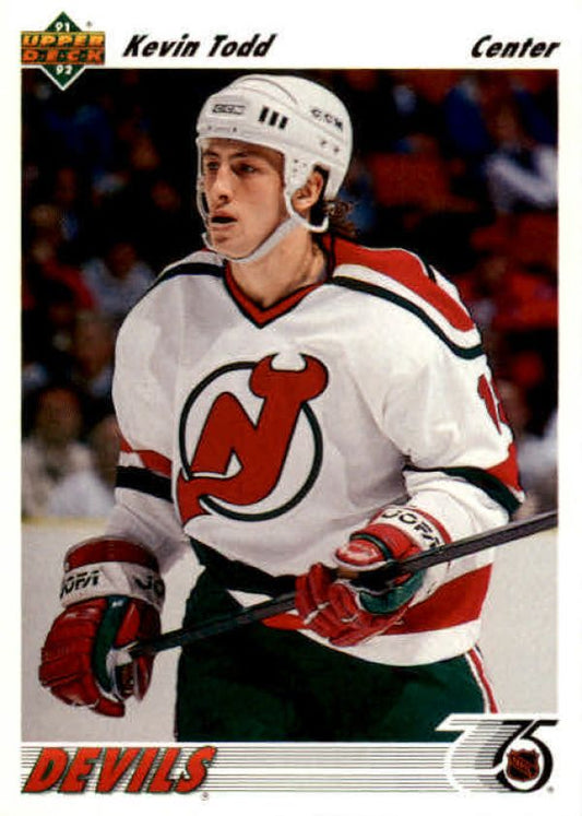 NHL 1991-92 Upper Deck - No 401 - Kevin Todd