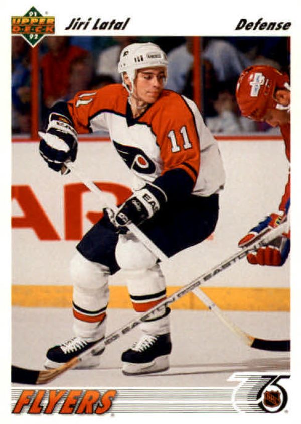 NHL 1991-92 Upper Deck - No 404 - Jiri Latal