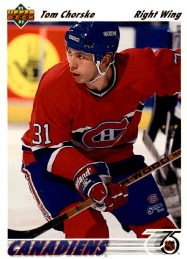 NHL 1991-92 Upper Deck - No 427 - Tom Chorske