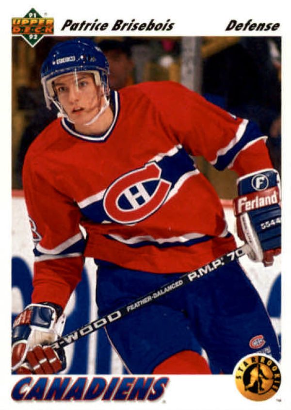 NHL 1991-92 Upper Deck - No 442 - Patrice Brisbois