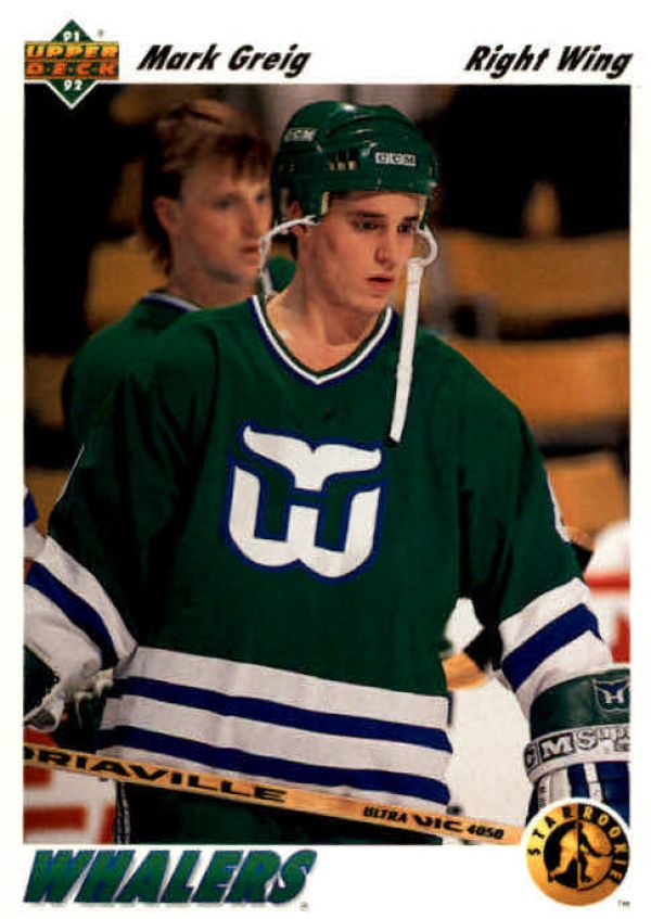 NHL 1991-92 Upper Deck - No 456 - Mark Greig