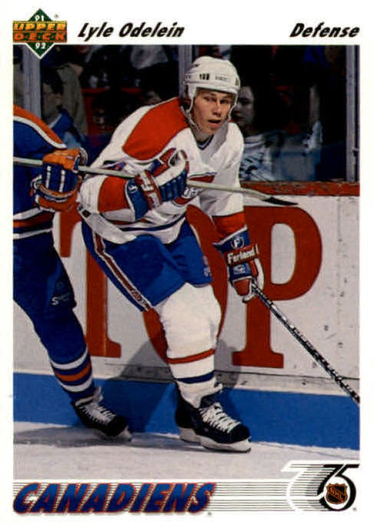 NHL 1991-92 Upper Deck - No 482 - Lyle Odelein