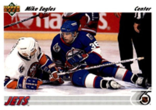 NHL 1991-92 Upper Deck - No 523 - Mike Eagles