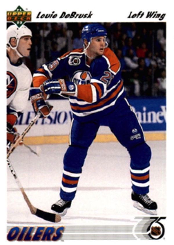 NHL 1991-92 Upper Deck - No 526 - Louie DeBrusk