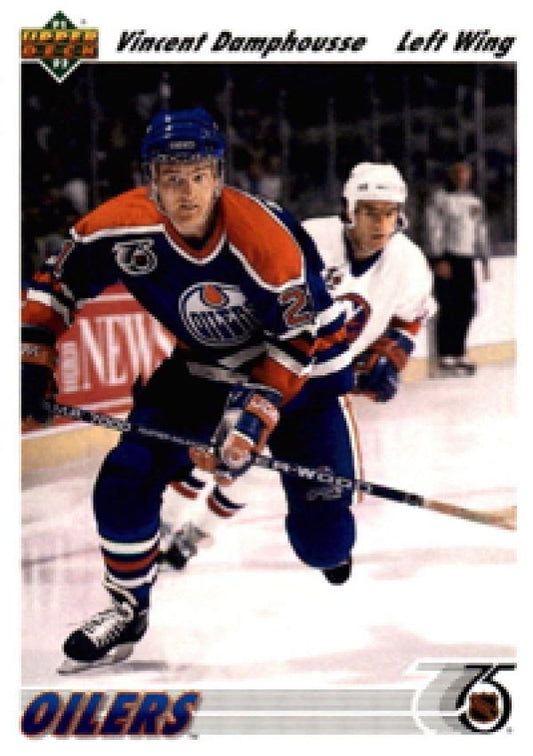 NHL 1991-92 Upper Deck - No 535 - Vincent Damphousse