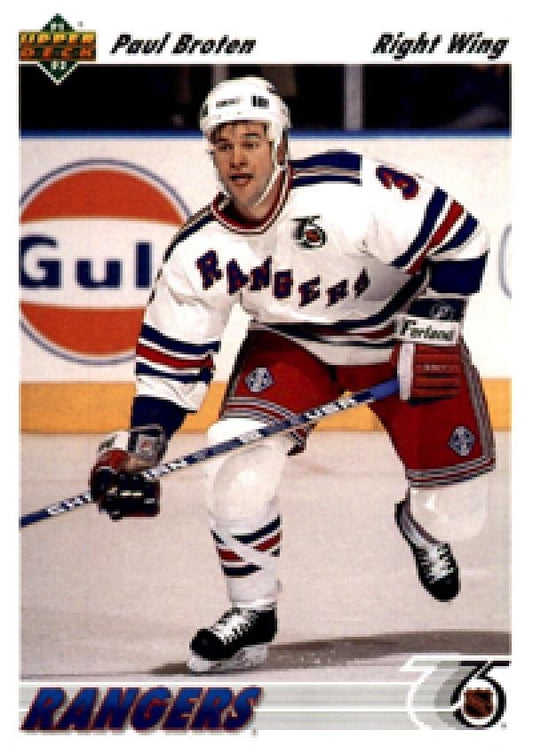 NHL 1991-92 Upper Deck - No 550 - Paul Broten