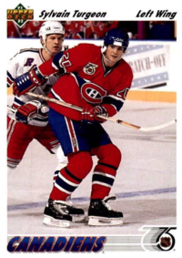 NHL 1991-92 Upper Deck - No 579 - Sylvain Turgeon