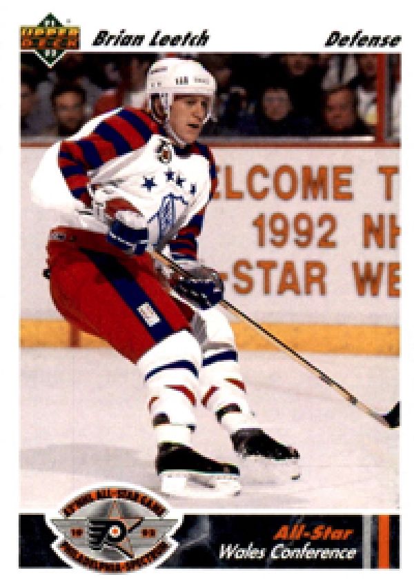 NHL 1991-92 Upper Deck - No 612 - Brian Leetch