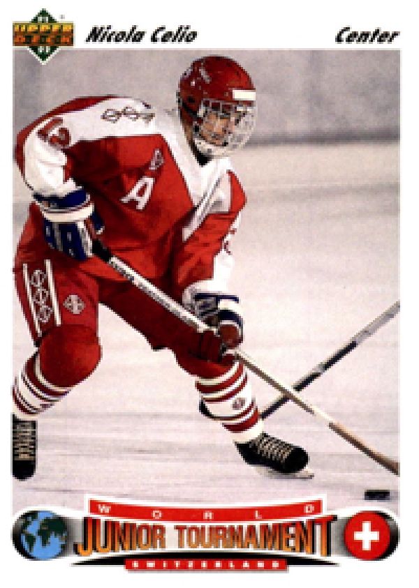 NHL 1991-92 Upper Deck - No 665 - Nicola Celio