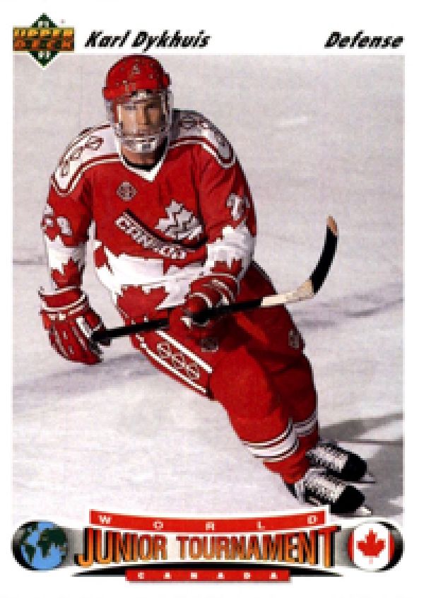 NHL 1991-92 Upper Deck - No 688 - Karl Dykhuis