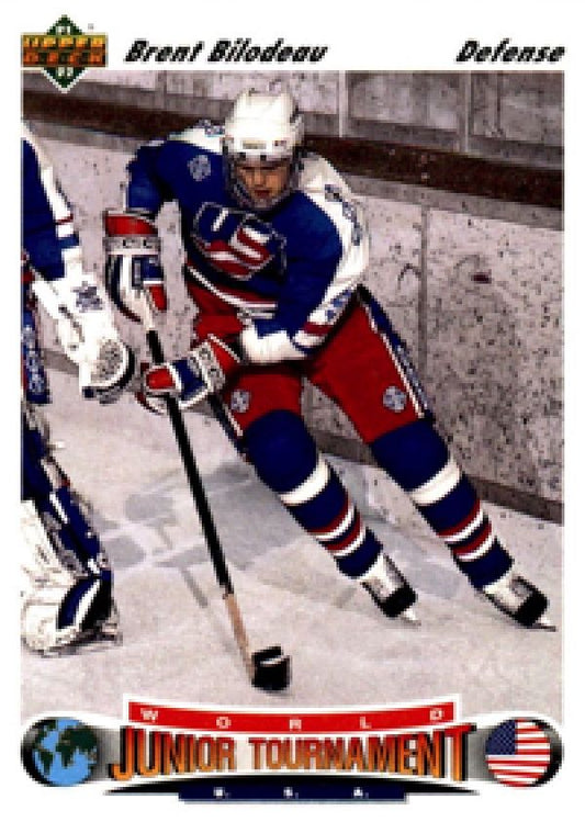 NHL 1991-92 Upper Deck - No 694 - Brent Bilodeau