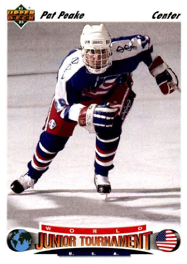 NHL 1991-92 Upper Deck - No 697 - Pat Peake