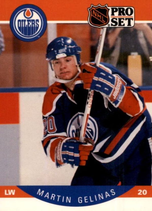 NHL 1990-91 Pro Set - No 83 - Martin Gelinas