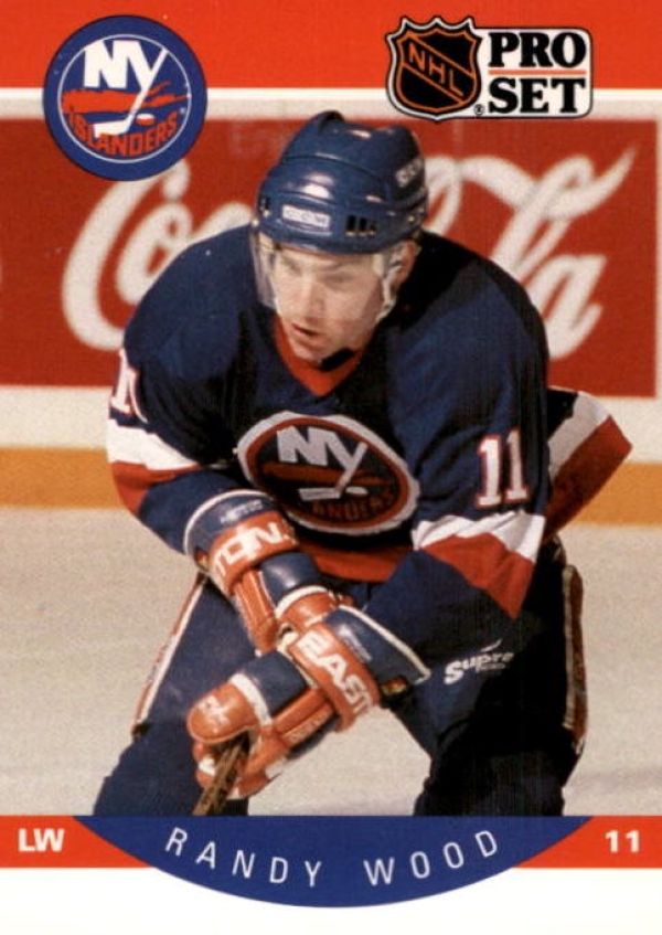 NHL 1990-91 Pro Set - No 194 - Randy Wood