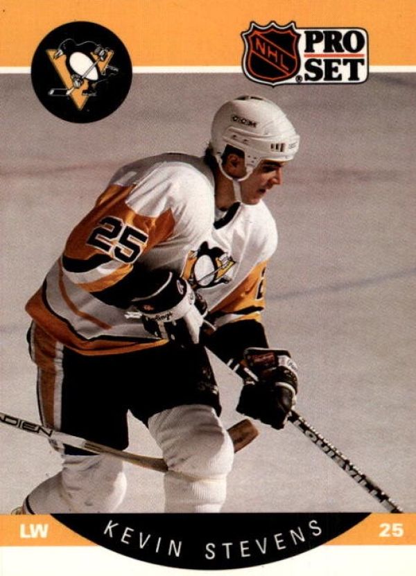 NHL 1990-91 Pro Set - No 240 - Kevin Stevens