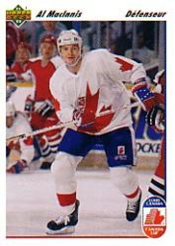 NHL 1991-92 Upper Deck French - No 8 - Al MacInnis