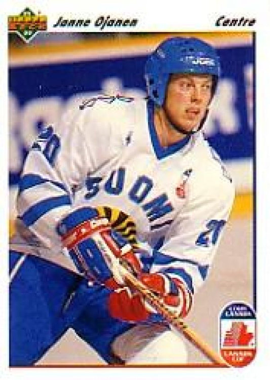 NHL 1991-92 Upper Deck French - No 25 - Janne Ojanen