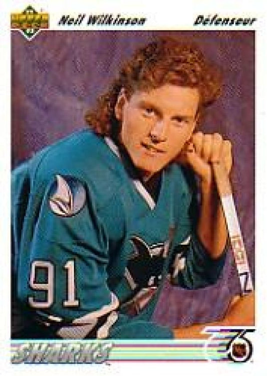 NHL 1991-92 Upper Deck French - No 55 - Neil Wilkinson