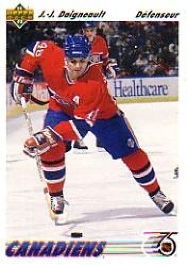 NHL 1991-92 Upper Deck French - No 170 - J.J. Daigneault