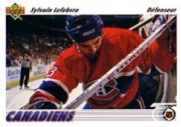 NHL 1991-92 Upper Deck French - No 171 - Sylvain Lefebvre