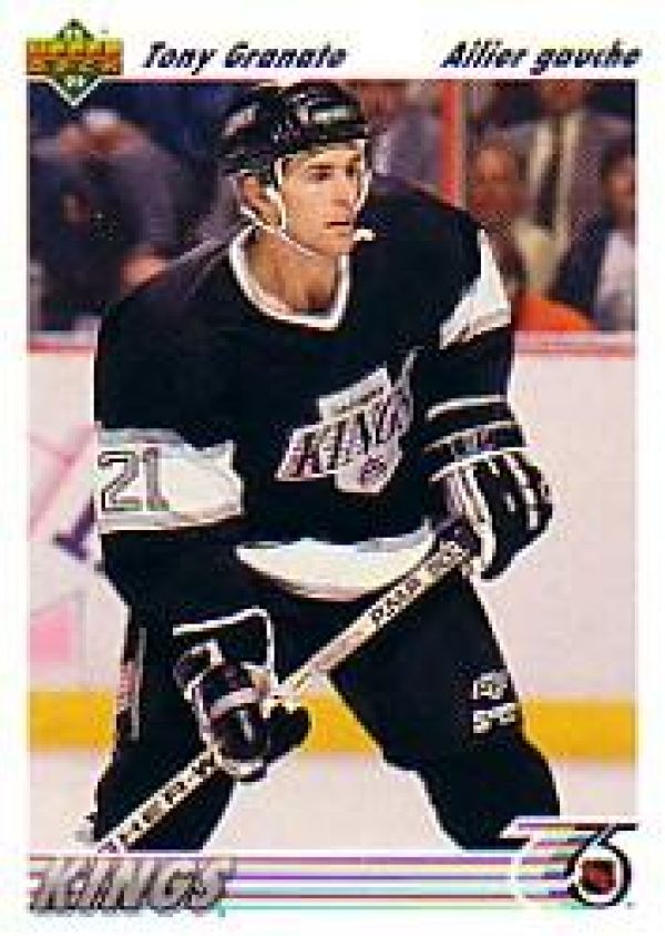 NHL 1991-92 Upper Deck French - No 172 - Tony Granato