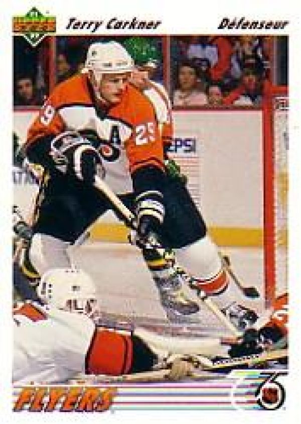 NHL 1991-92 Upper Deck French - No 204 - Terry Carkner