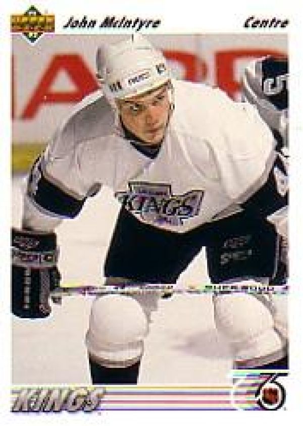 NHL 1991-92 Upper Deck French - No 218 - John McIntyre