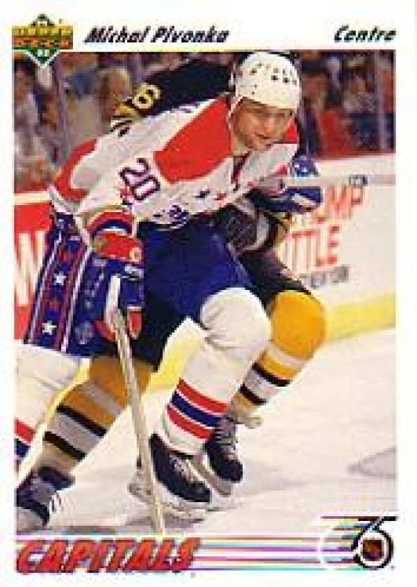 NHL 1991-92 Upper Deck French - No 229 - Michal Pivonka