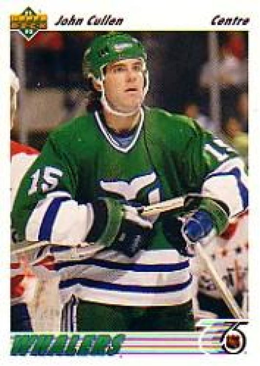 NHL 1991-92 Upper Deck French - No. 235 - John Cullen