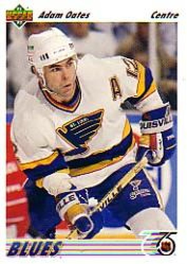 NHL 1991-92 Upper Deck French - No 252 - Adam Oates