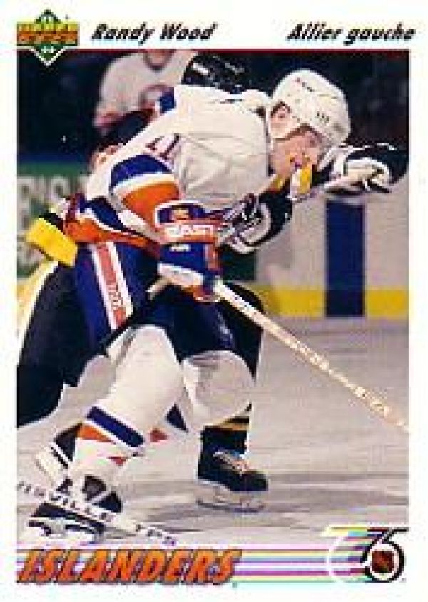 NHL 1991-92 Upper Deck French - No 289 - Randy Wood