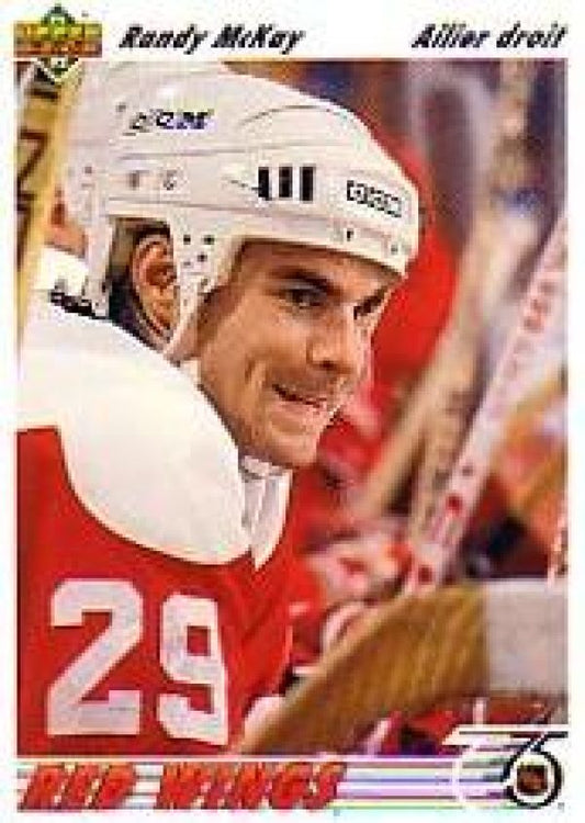 NHL 1991-92 Upper Deck French - No. 313 - Randy McKay