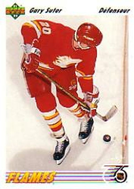 NHL 1991-92 Upper Deck French - No. 341 - Gary Suter